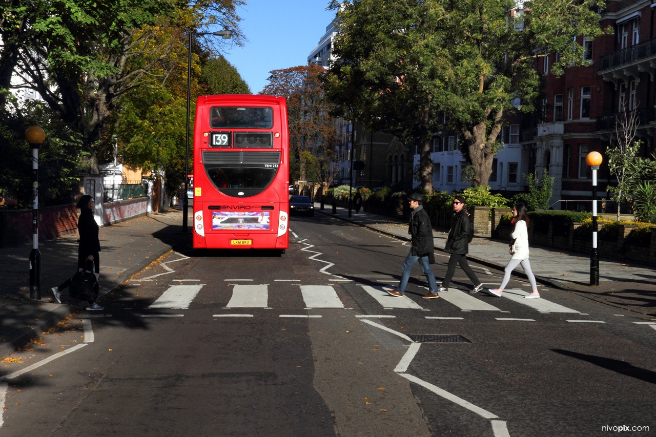 Abbey Road - zebra crossing (Abbey Road - Zebra crossing) - A photo