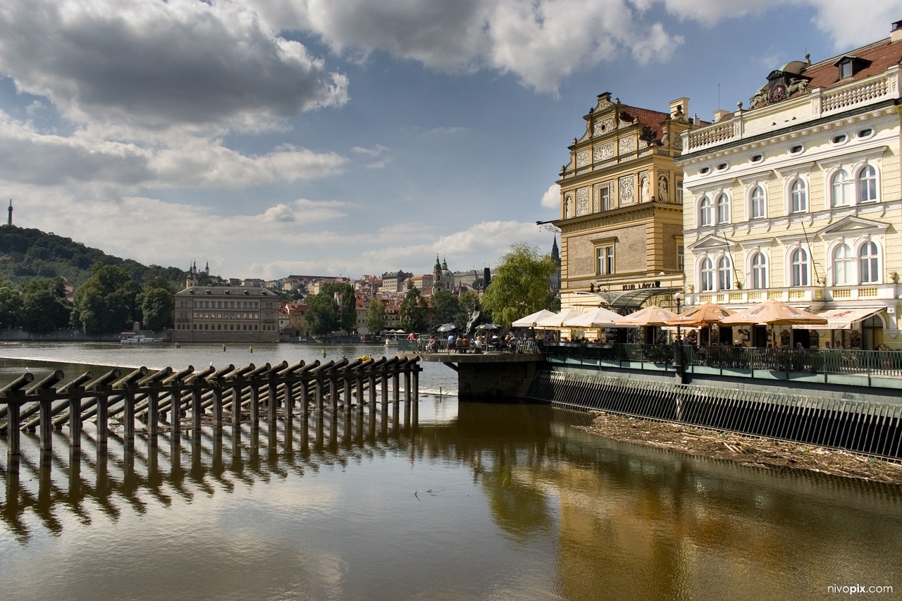 Vlatva river at Prague