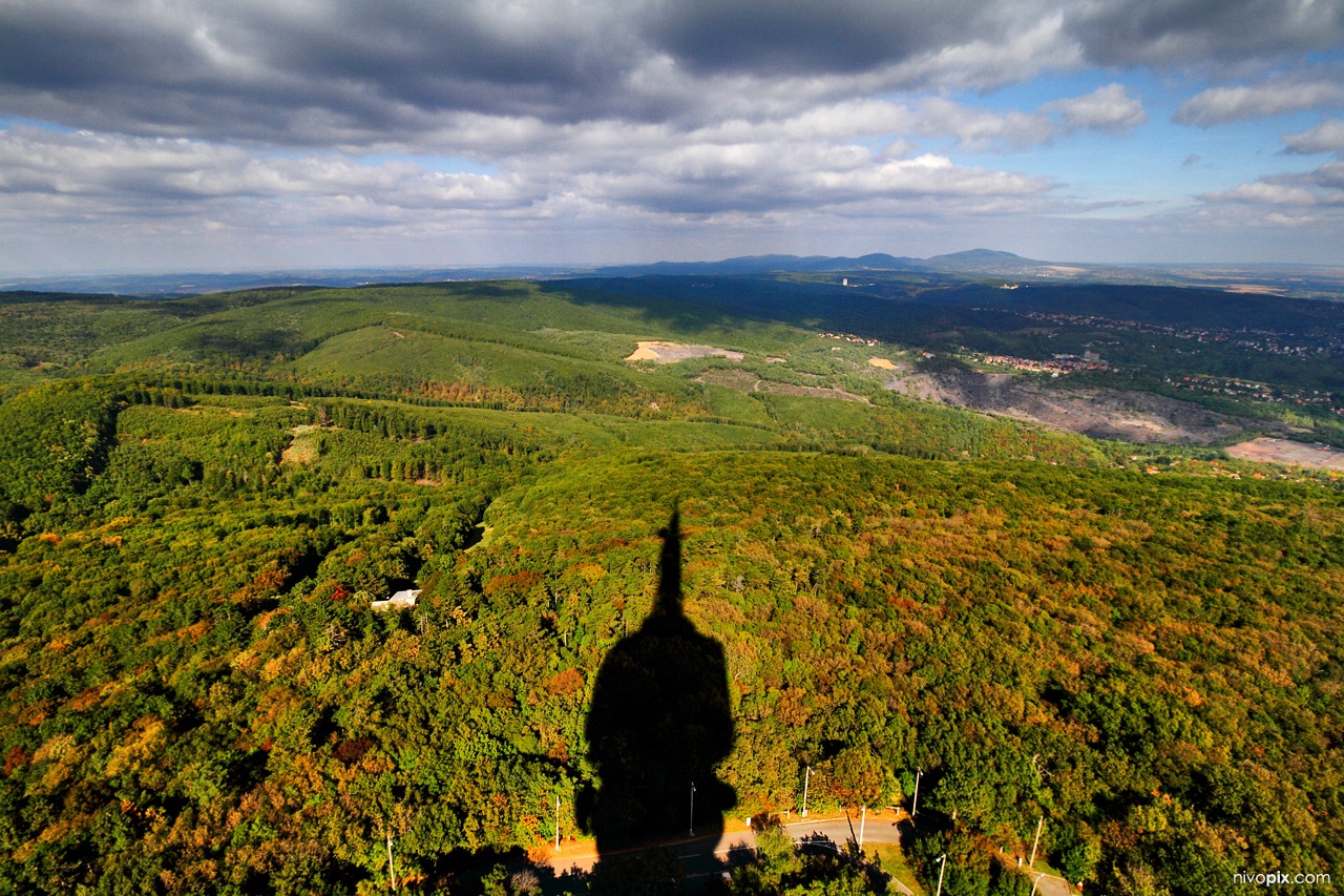 View from Pécs TV Tower - kilátás a pécsi tévétoronyból