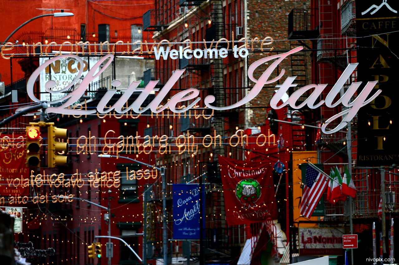 Welcome to Little Italy, Manhattan