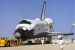 Space Shuttle Columbia after landing to complete its first orbital mission