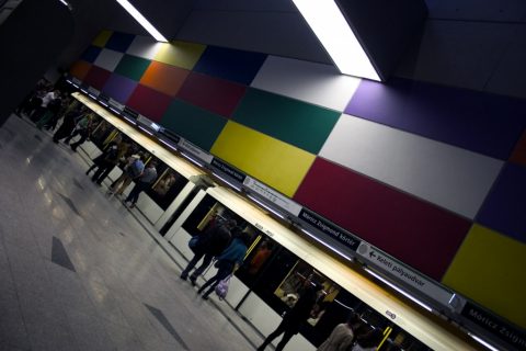 4-es metró Móricz Zsigmond körtér metróállomás M4 – Bp, Hungary