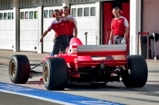 Ferrari F1 car at Hungaroring