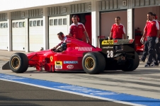 Gerhard Berger's Ferrari F1 car at Hungaroring