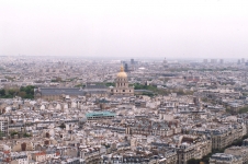Les Invalides from The Eiffel Tower