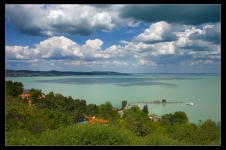 Lake Balaton from Thiany