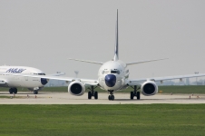 Two Malev 737s