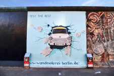 Test The Rest - Trabant, East Side Gallery, Berlin Wall