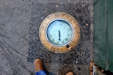 William Barthman's sidewalk clock - Since 1884