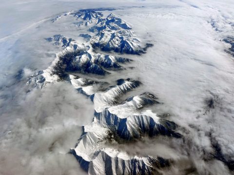High Tatras from 36.000 ft (FL360) / 11 km – Žiar, Slovakia